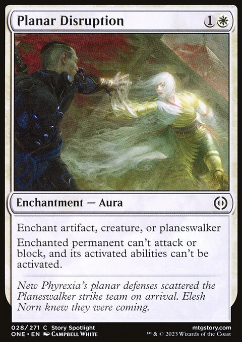 Planar Disruption